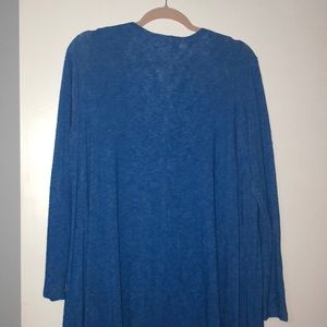 LulaRoe Sarah  super soft, solid royal blue